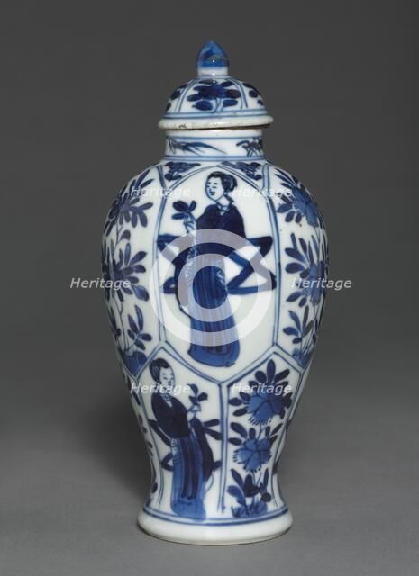 Jar with Cover, 19th Century. Creator: Unknown.