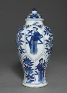 Jar with Cover, 19th Century. Creator: Unknown