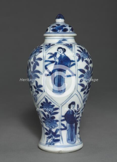 Jar with Cover, 19th Century. Creator: Unknown.