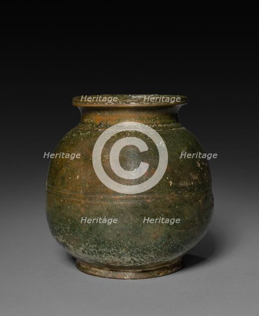 Jar with Cover, 206 BC - AD 220. Creator: Unknown.