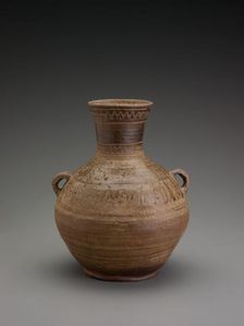 Jar with combed design, about 50. Creator: Unknown