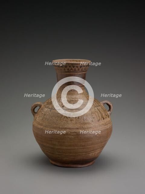 Jar with combed design, about 50. Creator: Unknown.