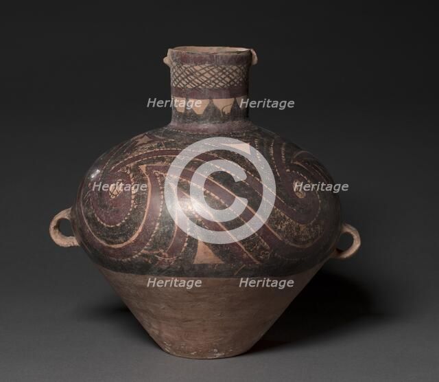 Jar with Curvilinear Designs, 2650-2350 BC. Creator: Unknown.