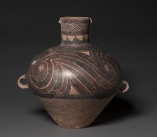 Jar with Curvilinear Designs, 2650-2350 BC. Creator: Unknown