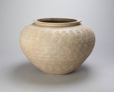 Jar with Basketweave Pattern, Three Kingdoms period (A.D. 220-265), 2nd century A.D. Creator: Unknown