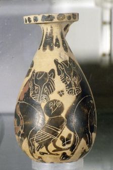 Jar with design of Owl and Panthers, Corinthian Style, 7th century BC