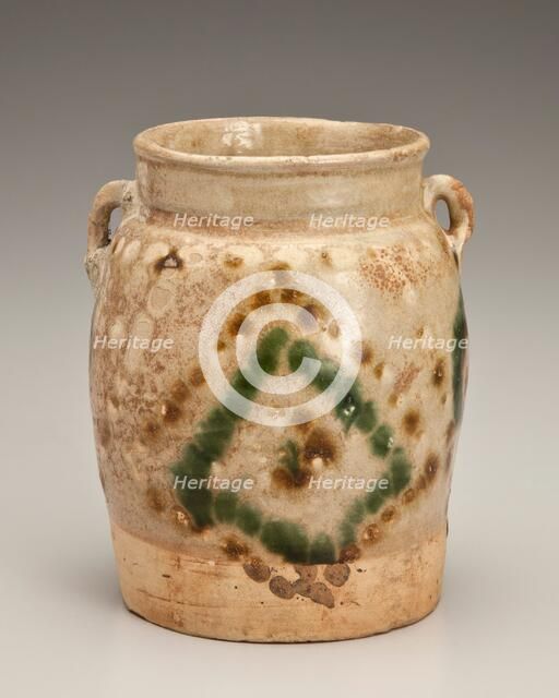 Jar with diamond design, about 800. Creator: Unknown.
