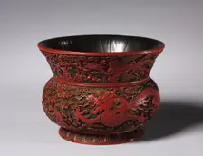 Jar with Dragon and Phoenix Design, 1522-66. Creator: Unknown