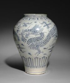Jar with Dragon Design, 1700s. Creator: Unknown
