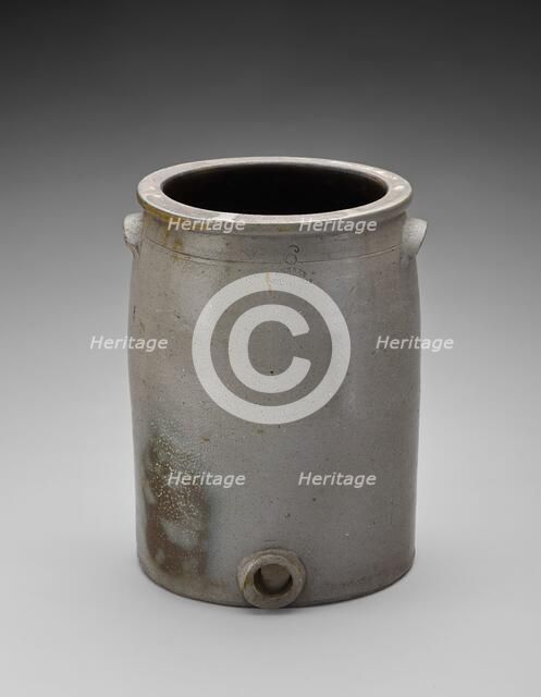 Jar with drain hole, about 1860-1880. Creator: George Unser.