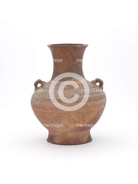 Jar with four bands of design, 206-195 B.C.E.. Creator: Unknown.