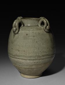 Jar with Four Loop-Handles, 6th Century. Creator: Unknown