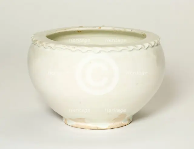 Jar with Fluted Rim, Northern Song dynasty (960-1127), 10th century. Creator: Unknown.