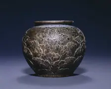 Jar with Floral Decoration, c. 700-750. Creator: Unknown
