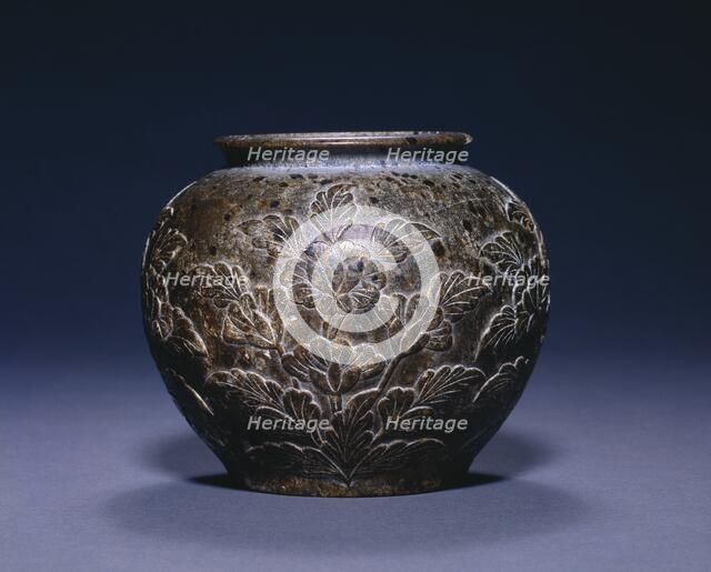 Jar with Floral Decoration, c. 700-750. Creator: Unknown.