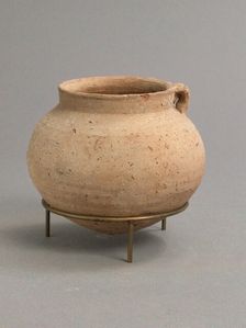 Jar with Handle, Coptic, 4th-7th century. Creator: Unknown