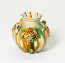 Jar with Loop-Handles and Medallions, Tang dynasty (618-907), first half of 8th century. Creator: Unknown