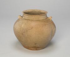 Jar with Loop-Handles, Tang (618-907) or Song dynasty (960-1279), c. 9th/10th century. Creator: Unknown