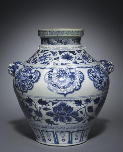 Jar with Lion-Head Handles, 1300s. Creator: Unknown.