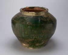 Jar with Sawtooth and Encircling Bands, Eastern Han dynasty (A.D. 25-220). Creator: Unknown