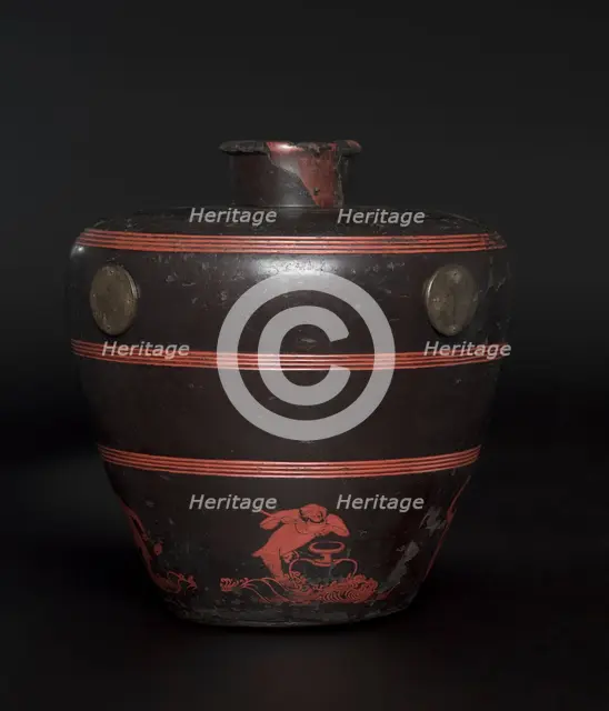 Jar with Scenes of Frolicking Monkeys, 1302. Creator: Unknown.
