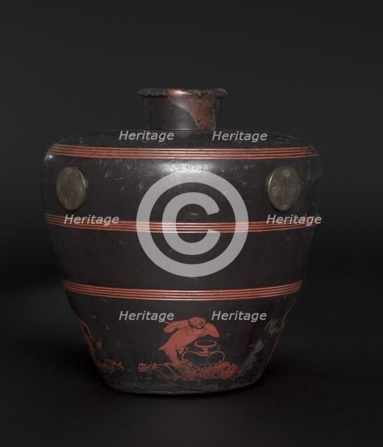 Jar with Scenes of Frolicking Monkeys, 1302. Creator: Unknown.