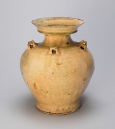 Jar with Six Square Loop Handles, Six dynasties period / Southern dynasties, 2nd half of 5th cent. Creator: Unknown