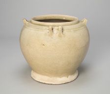 Jar with Square Handles, Six Dynasties period, Southern dynasties, c. 450/500 A.D. Creator: Unknown
