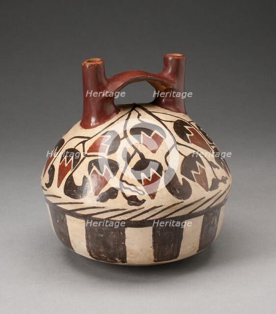 Jar with Repeated Spotted Birds on Shoulder, 180 B.C./A.D. 500. Creator: Unknown.