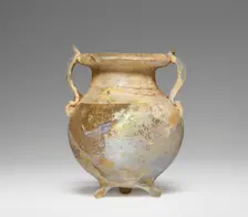 Jar with tripod foot, 3rd century A.D. Creator: Unknown