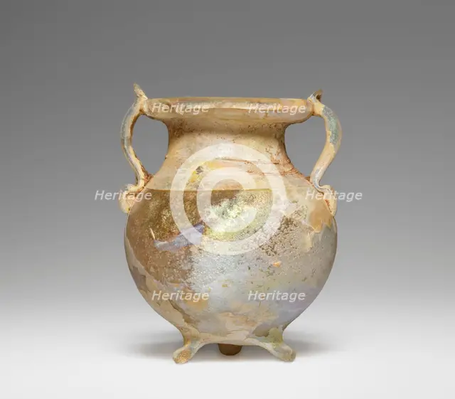 Jar with tripod foot, 3rd century A.D. Creator: Unknown.