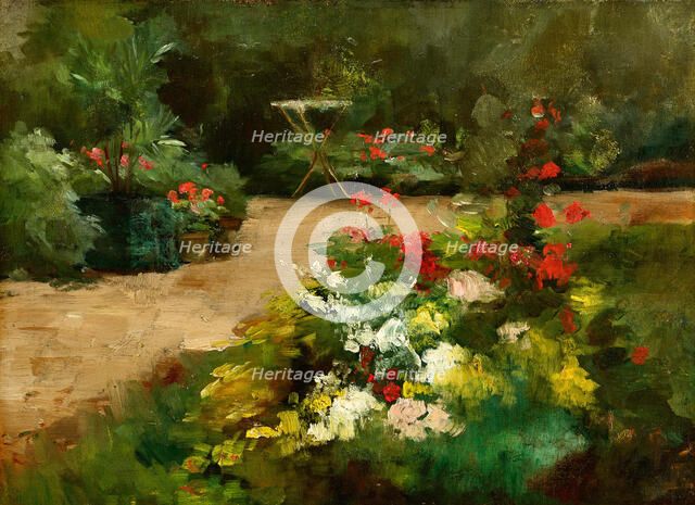 Jardin, . Creator: Caillebotte; Gustave (1848-1894).