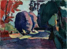 Jardin du Luxembourg 1901. Creator: Henri Matisse