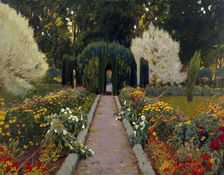 Jardín de Aranjuez. Glorieta II. Artist: Rusiñol, Santiago (1861-1931)