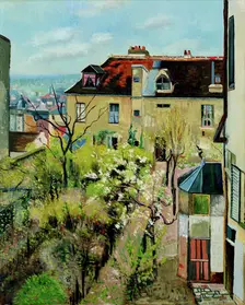 Jardin de la maison d'Utrillo, 1913