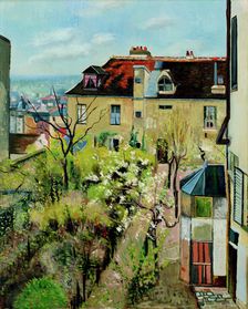 Jardin de la maison d'Utrillo, 1913