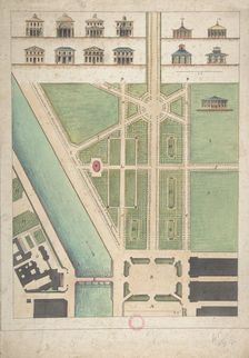 Jardin Public, Champs Elysées, n.d.. Creator: Charles Etienne Pierre Motte