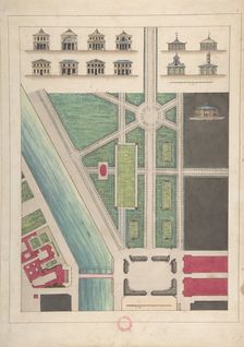 Jardin Public, Champs Elysées, n.d.. Creator: Charles Etienne Pierre Motte