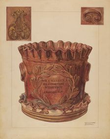 Jardiniere, c. 1936. Creator: Frank Fumagalli