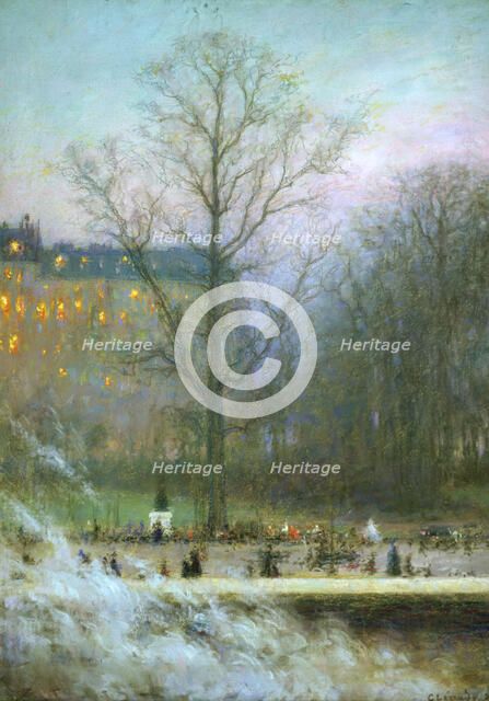 'Jardins de Paris' ('Paris Parks'), 1920. Artist: Charles-Lucien Leandre