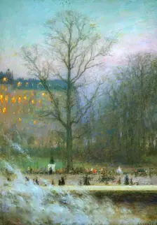 Jardins de Paris ('Paris Parks'), 1920. Artist: Charles-Lucien Leandre