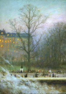 Jardins de Paris ('Paris Parks'), 1920. Artist: Charles-Lucien Leandre