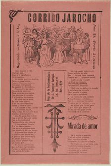 Jarocho Corridor, n.d. Creator: José Guadalupe Posada