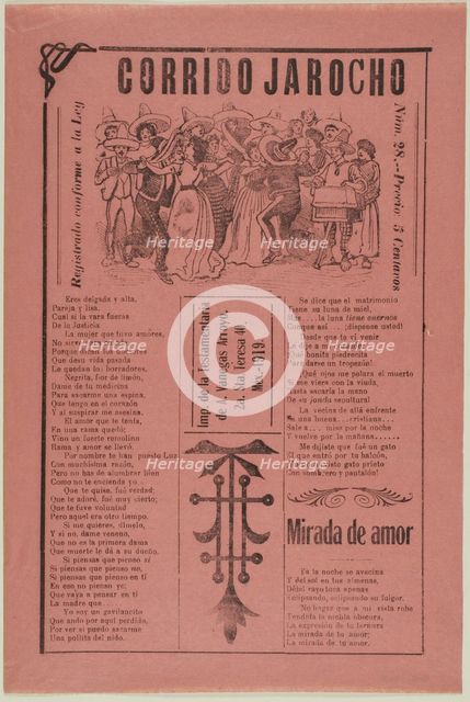 Jarocho Corridor, n.d. Creator: José Guadalupe Posada.