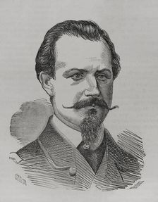 Jaroslaw Dombrowski (1836-1871), Polish nobleman and military officer..., 1871. Creator: Unknown