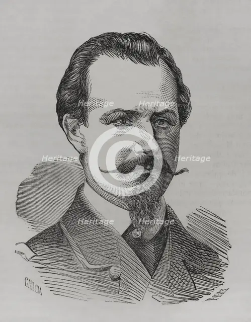 Jaroslaw Dombrowski (1836-1871), Polish nobleman and military officer..., 1871.  Creator: Unknown.