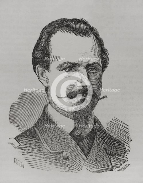 Jaroslaw Dombrowski (1836-1871), Polish nobleman and military officer..., 1871.  Creator: Unknown.