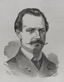 Jaroslaw Dombrowski (1836-1871), Polish nobleman and military officer..., 1871. Creator: Unknown