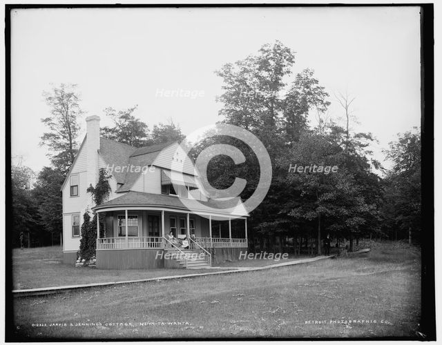 Jarvis S. Jennings' cottage, Ne-ah-ta-wanta [sic], between 1890 and 1901. Creator: Unknown.