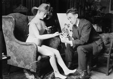 Jas. Montgomery Flagg, 1913. Creators: Bain News Service, George Graham Bain